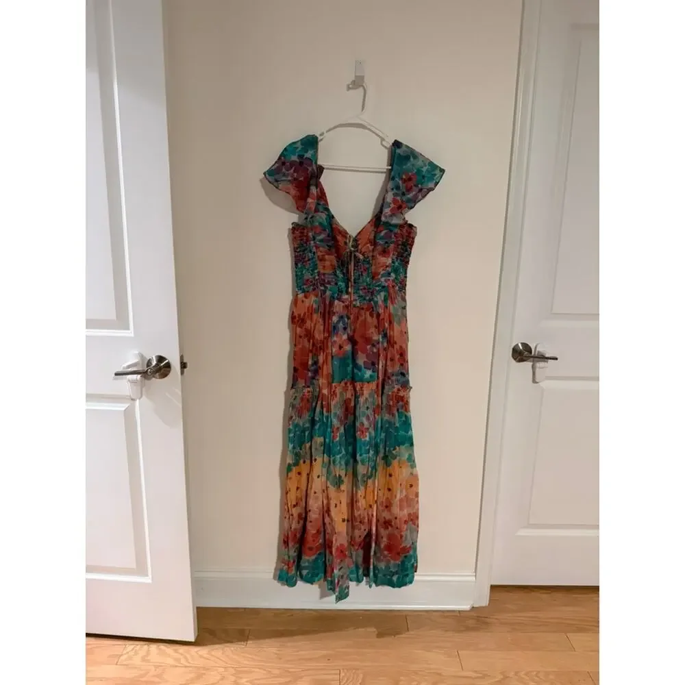 Free People Sunshine Maxi Dress, NWT, Size S